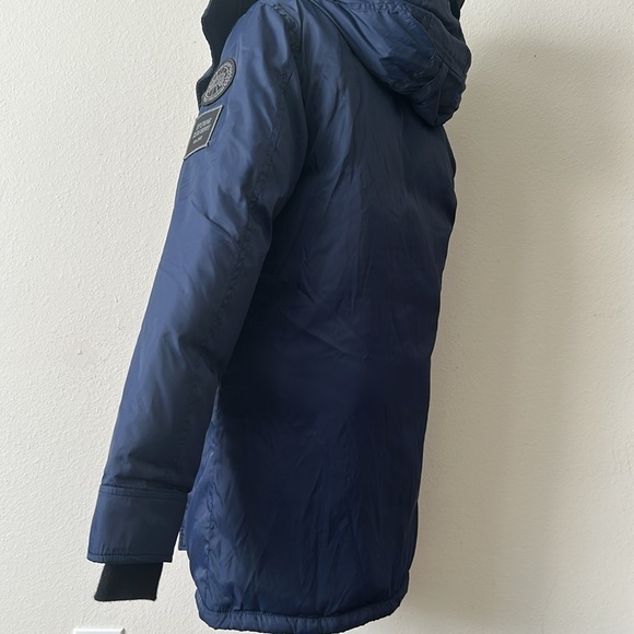 Canada Goose x Opening Ceremony XS men’s would fit women’s M Langford Parka Navy - Picture 8 of 16
